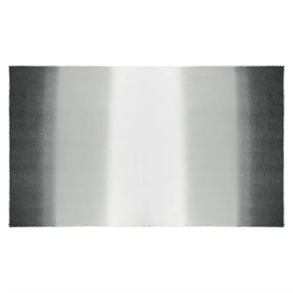 CUSHNIE GREY HORIZON OMBRE OVERSIZED SCARF 45" X 75" BRAND NEW IN PACKAGE - Picture 5 of 10